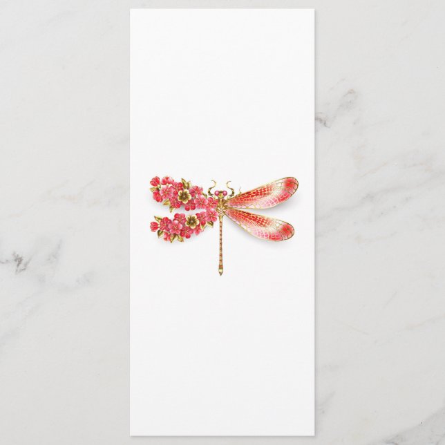 Flower dragonfly with jewelry sakura program (Front)