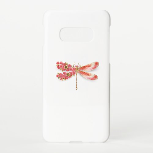 Flower dragonfly with jewelry sakura samsung galaxy S10E case