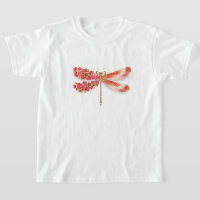 Flower dragonfly with jewelry sakura