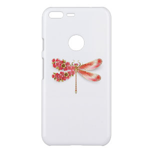 Flower dragonfly with jewelry sakura uncommon google pixel XL case