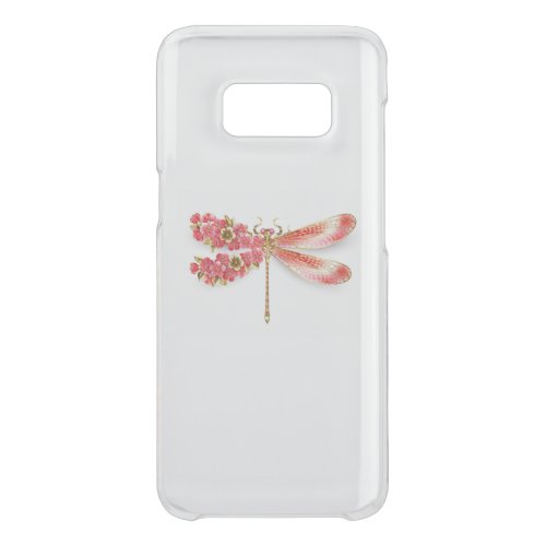 Flower dragonfly with jewelry sakura uncommon samsung galaxy s8 case