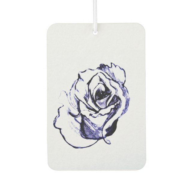 Flower Drawing Air Freshener (Front)