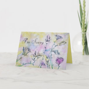 flower drawing card