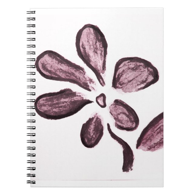 Flower drawing notebook (Front)
