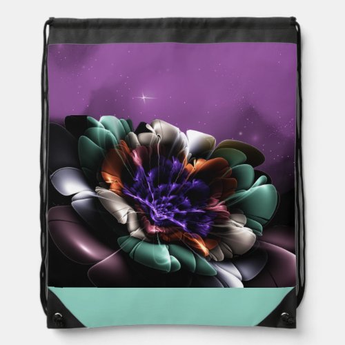 Flower Drawstring Bag
