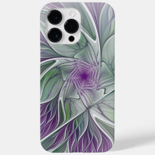 Flower Dream, Abstract Purple Green Fractal Art Case-Mate iPhone 14 Pro Max Case