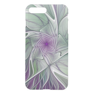 Flower Dream, Abstract Purple Green Fractal Art iPhone 8 Plus/7 Plus Case