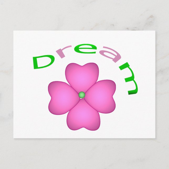 Flower - Dream Postcard (Front)