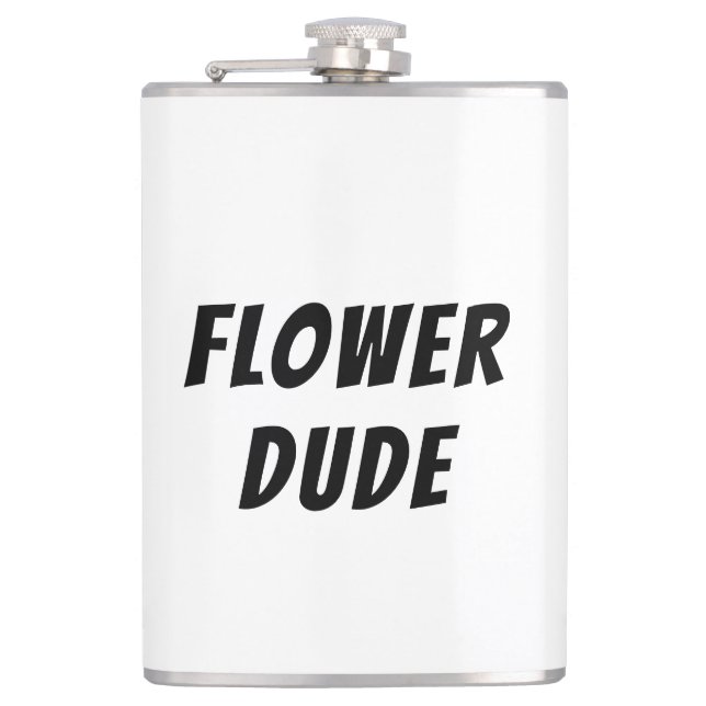 Flower Dude Flask (Front)