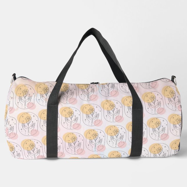 Flower Duffle Bag (Front)