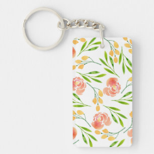 Flower Earrings Keychain