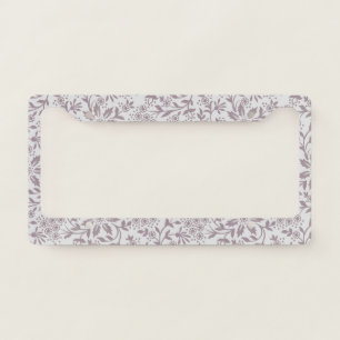 Flower.elegant.patterns License Plate Frame