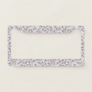 Flower.elegant.patterns License Plate Frame
