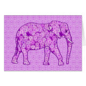 Flower elephant - amethyst purple (Front Horizontal)