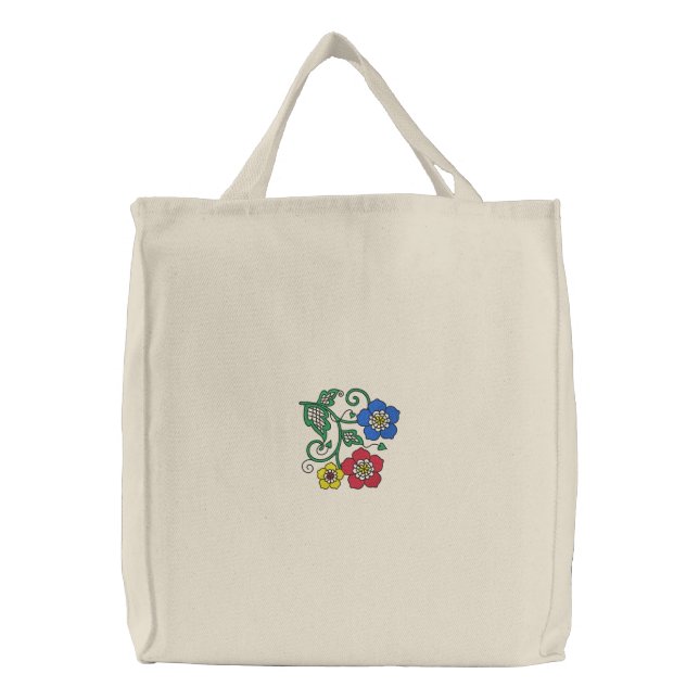 Flower Embroidered Bag (Front)
