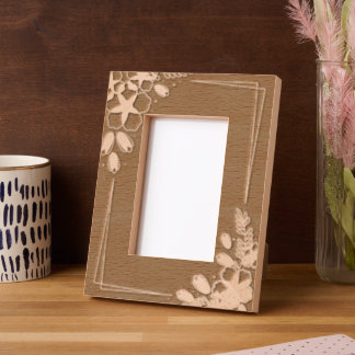 Flower engraved frames