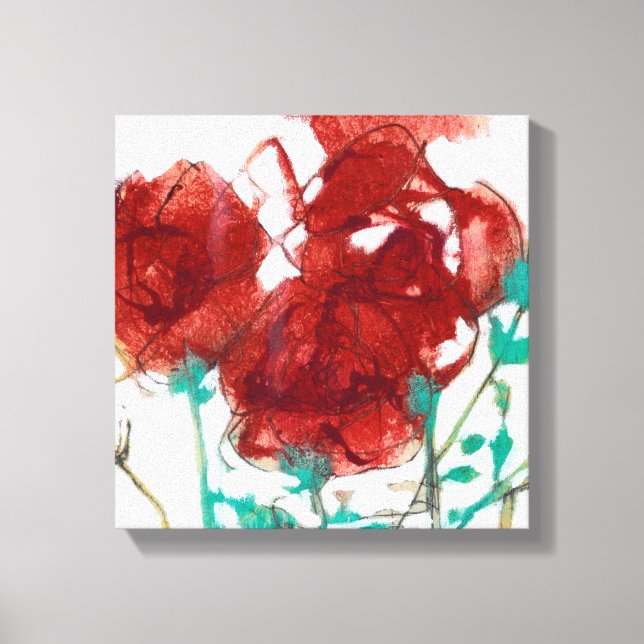 Flower Expression I Canvas Print (Front)