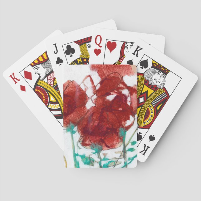 Flower Expression I Poker Cards (Back)