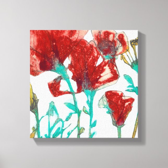 Flower Expression II Canvas Print (Front)