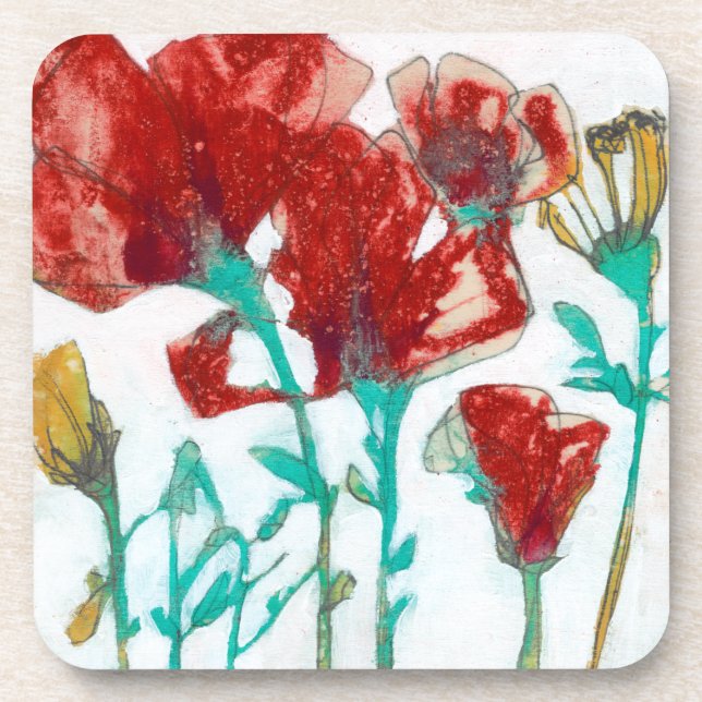 Flower Expression II Drink Coaster (Front)
