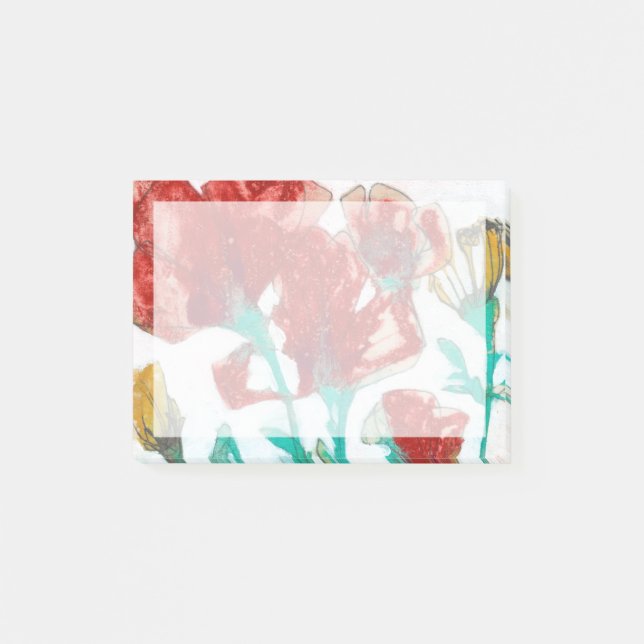 Flower Expression II Post-it Notes (Front)