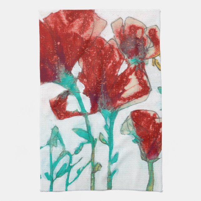 Flower Expression II Towel (Vertical)