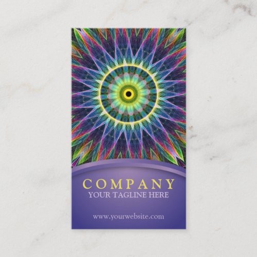 Flower Eye Mandala Business Card