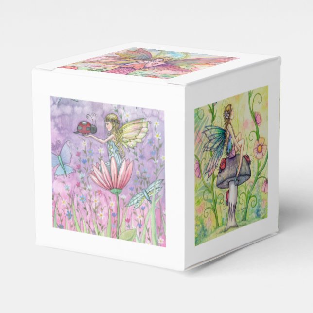 Flower Fairies Fantasy Art Favor Box (Front Side)