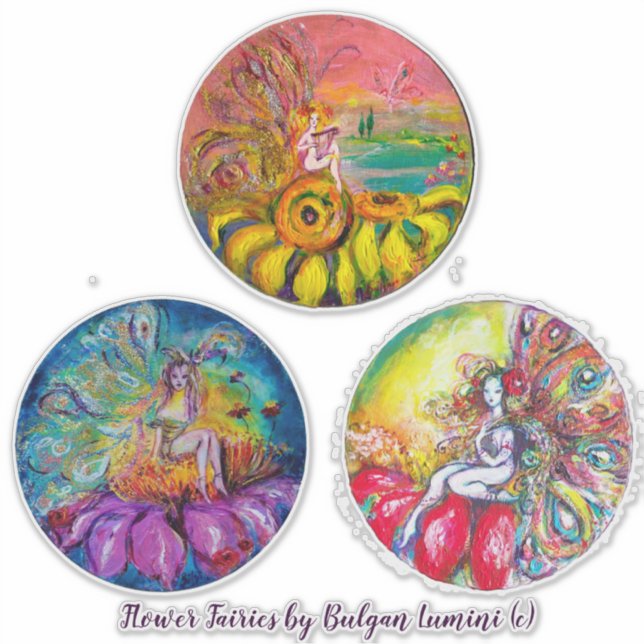 FLOWER FAIRIES Fantasy Collection Sticker (Front)