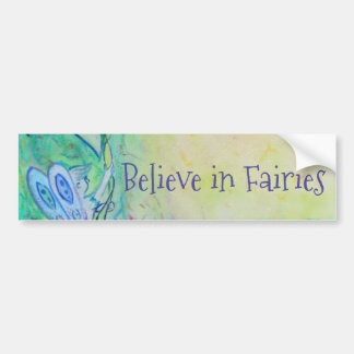 Flower Fairies Garden Art Custom Bumper Sticker
