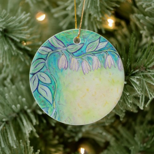 Flower Fairies Garden Art Custom Ornament