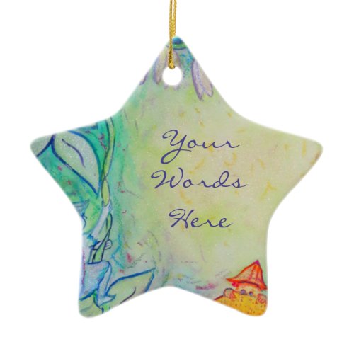 Flower Fairies Garden Art Custom Ornaments