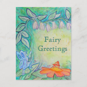 Flower Fairies Greeting Customized Postcards