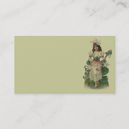 Customizable Flower Fairy Business Card