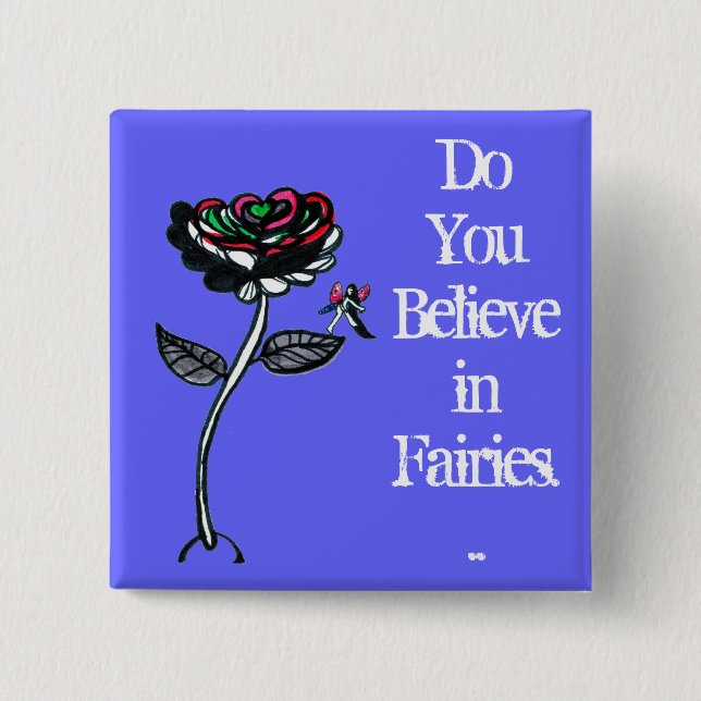 Flower Fairy Button (Front)