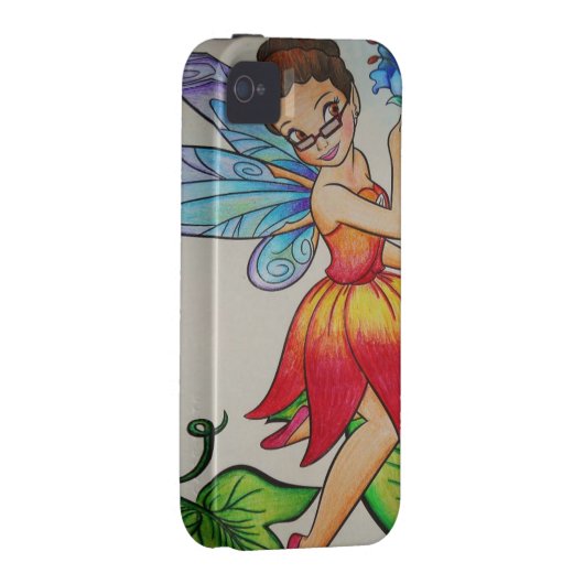 Flower Fairy Case-Mate iPhone Case (Back/Right)