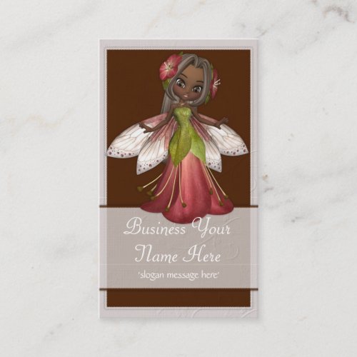 Flower Fairy D4 Fantasy Whimiscal Business Cards