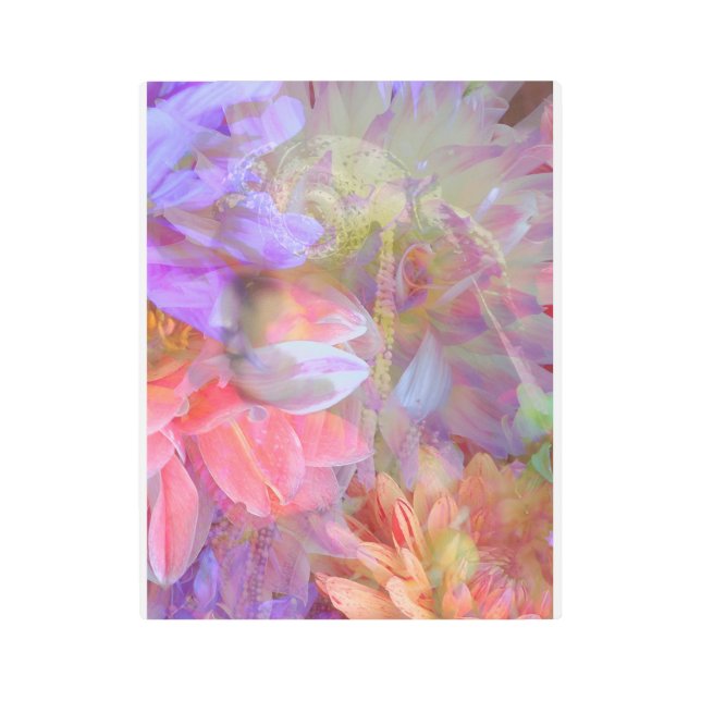Flower Fairy Double Exposure Fantasy Art (Front)