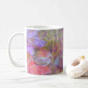 Flower Fairy Double Exposure Fantasy Art Coffee Mug