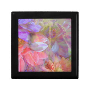 Flower Fairy Double Exposure Fantasy Art Gift Box