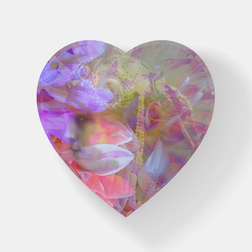 Flower Fairy Double Exposure Fantasy Art Paperweight