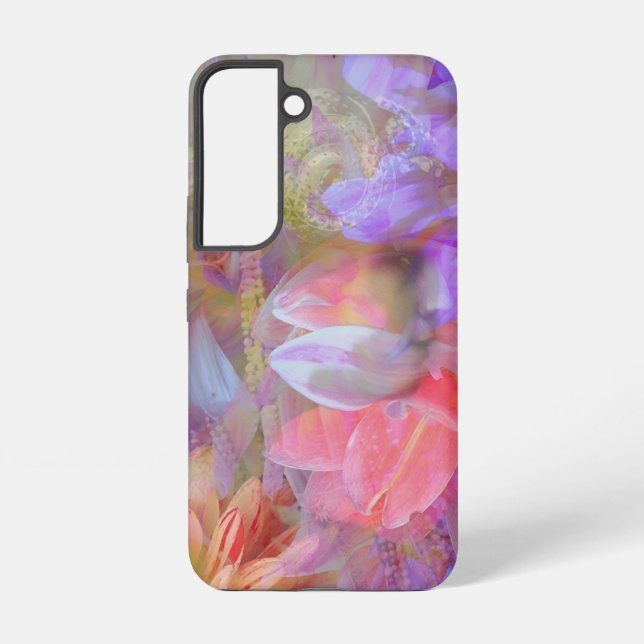 Flower Fairy Double Exposure Fantasy Art Samsung Galaxy Case (Back)
