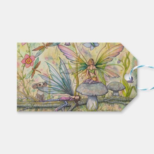 Flower Fairy Fantasy Art Gift Tags