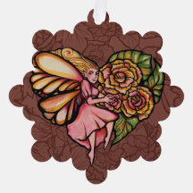 Flower Fairy Garden Heart Flowers Fairies         