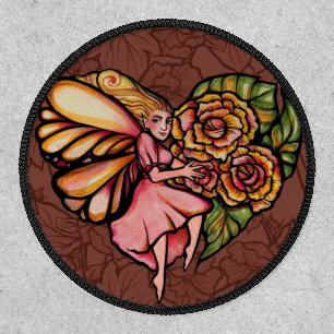 Flower Fairy Garden Heart Flowers Fairies Patch
