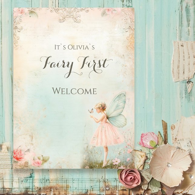 Flower fairy girl Birthday  Foam Board (Creator Uploaded)