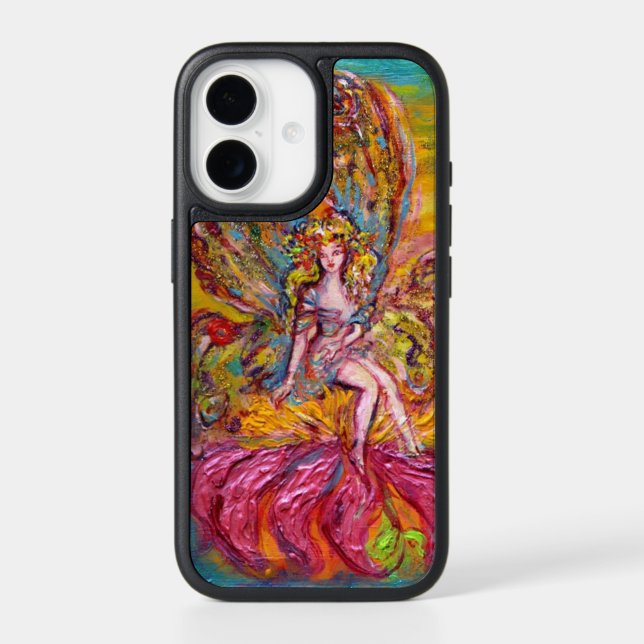 FLOWER FAIRY ON THE PINK IRIS Fantasy  Otterbox iPhone Case (Back)