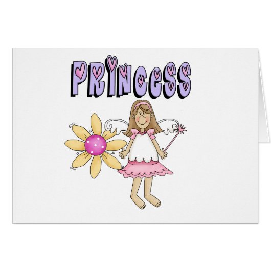 Flower Fairy Princess Cards (Front Horizontal)