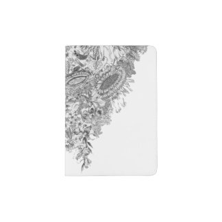 Flower-fall Passport Holder