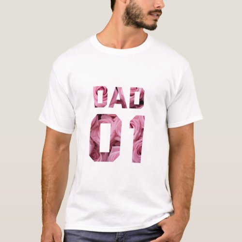 Flower Family _ Dad 01 T_Shirt